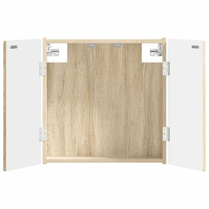 vidaXL Dartboard Cabinet ARNHEM Sonoma Oak 52.5 x 10.5 x 53.5 cm - Brown