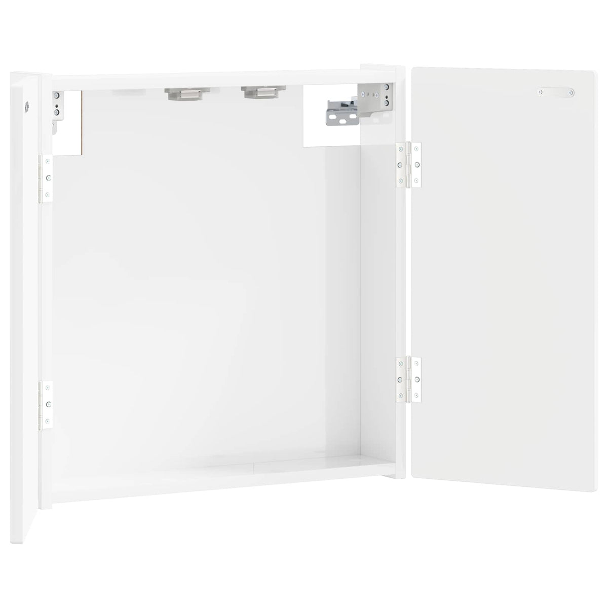 vidaXL Dartboard Cabinet ARNHEM High Gloss White 52.5 x 10.5 x 53.5 cm