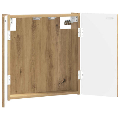 vidaXL Dartboard Cabinet ARNHEM Artisan Oak 52.5 x 10.5 x 53.5 cm - Brown