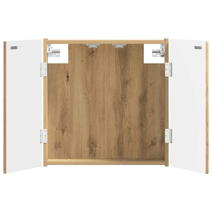 vidaXL Dartboard Cabinet ARNHEM Artisan Oak 52.5 x 10.5 x 53.5 cm - Brown