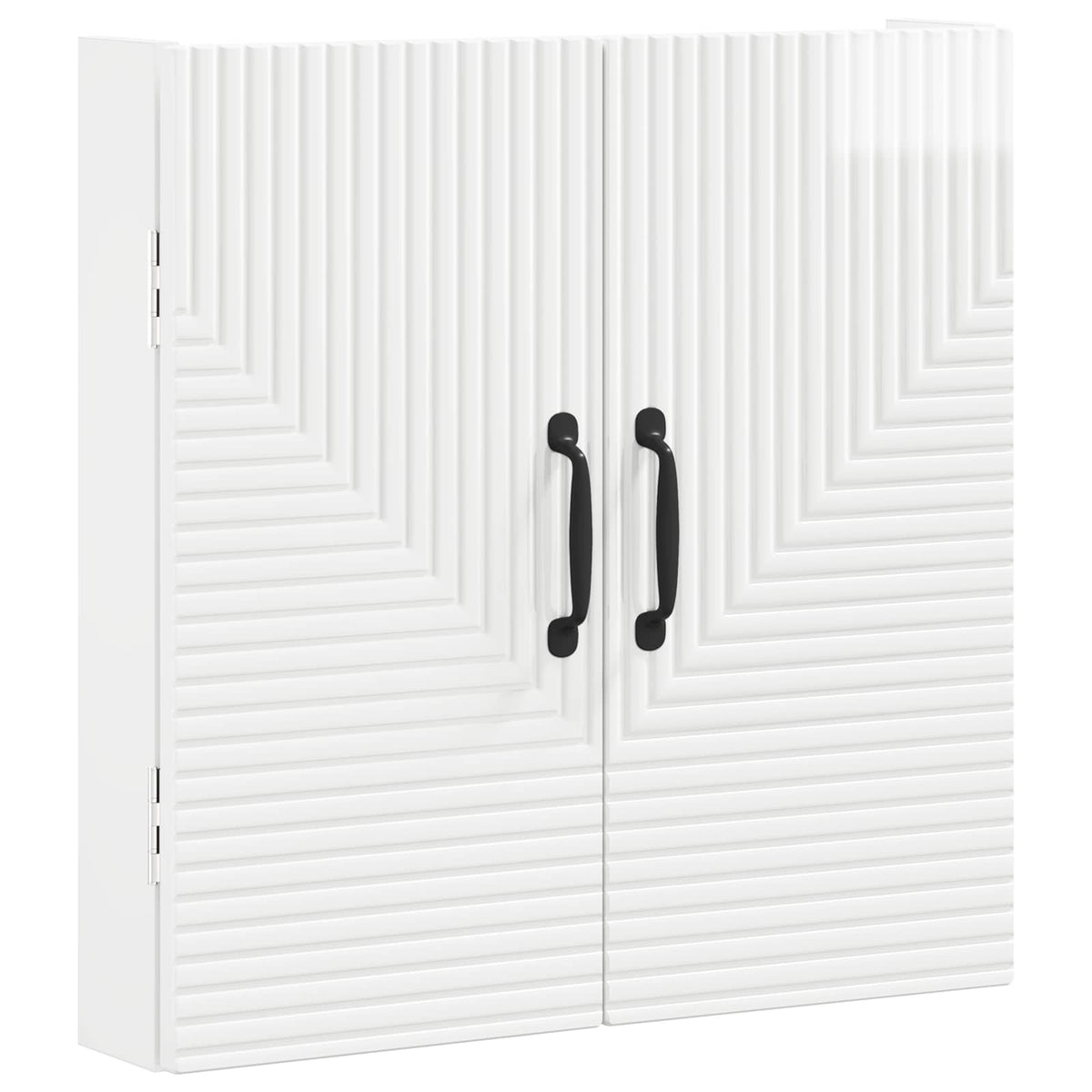 vidaXL Dartboard Cabinet HAARLEM High Gloss White Engineered Wood - 52.5 x 10.5 x 53.5 cm