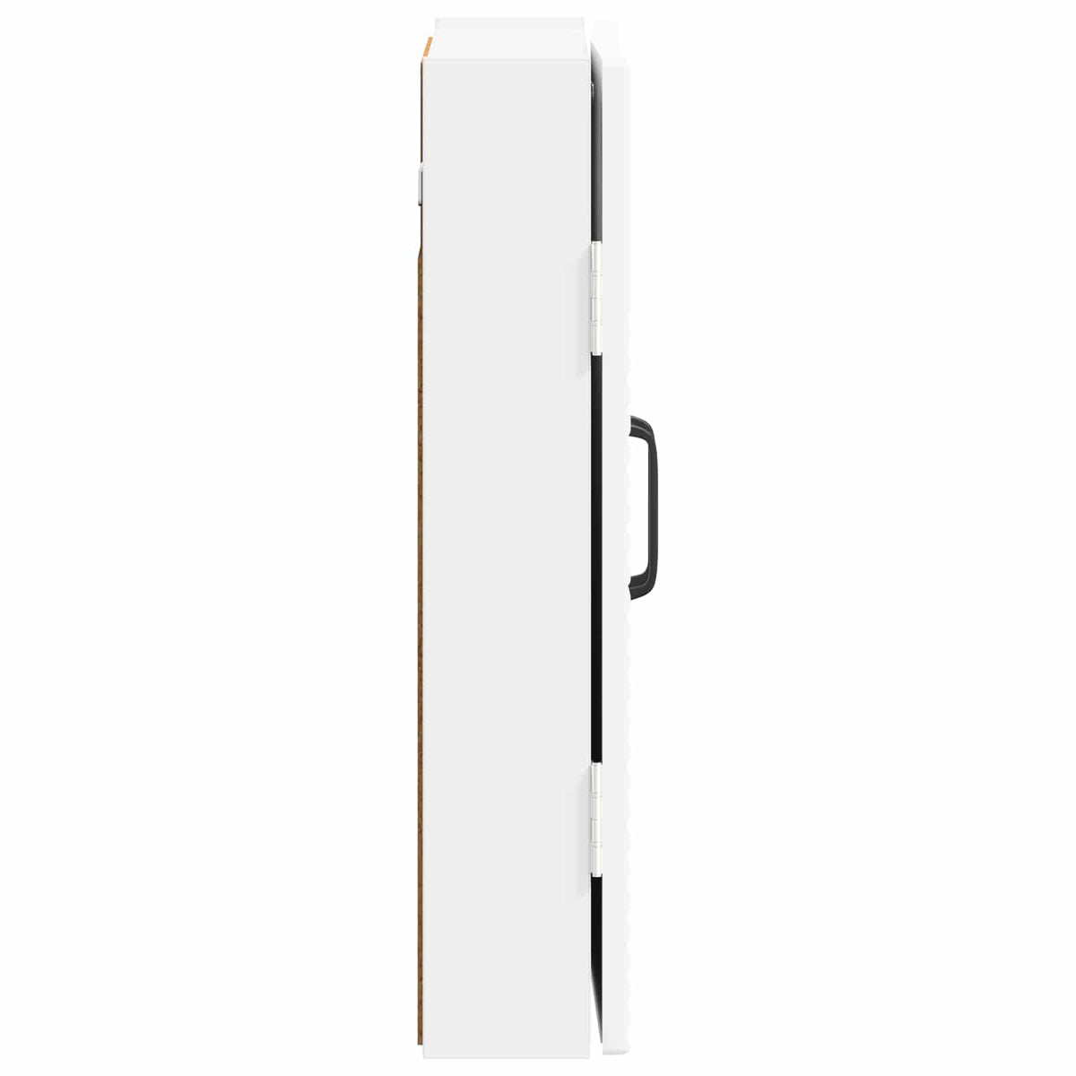 vidaXL Dartboard Cabinet HAARLEM High Gloss White Engineered Wood - 52.5 x 10.5 x 53.5 cm