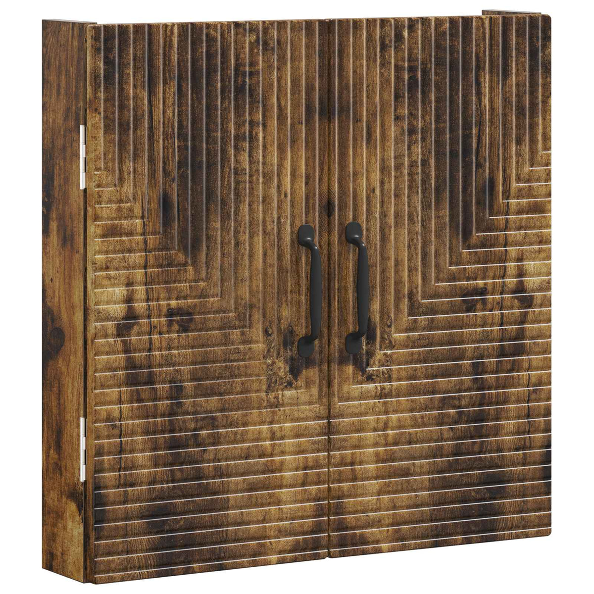 vidaXL Dartboard Cabinet HAARLEM Smoked Oak 52.5 x 10.5 x 53.5 cm - Brown