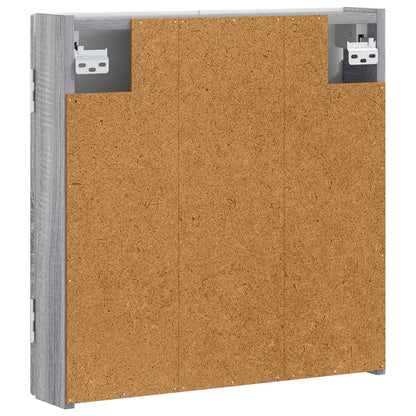vidaXL Dartboard Cabinet HAARLEM Grey Sonoma 52.5 x 10.5 x 53.5 cm