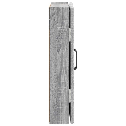 vidaXL Dartboard Cabinet HAARLEM Grey Sonoma 52.5 x 10.5 x 53.5 cm