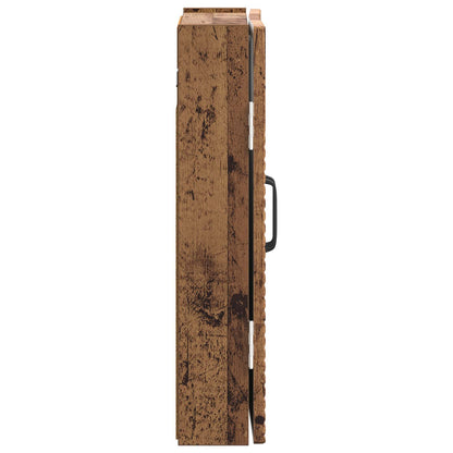 vidaXL Dartboard Cabinet HAARLEM Old Wood 52.5 x 10.5 x 53.5 cm - Brown