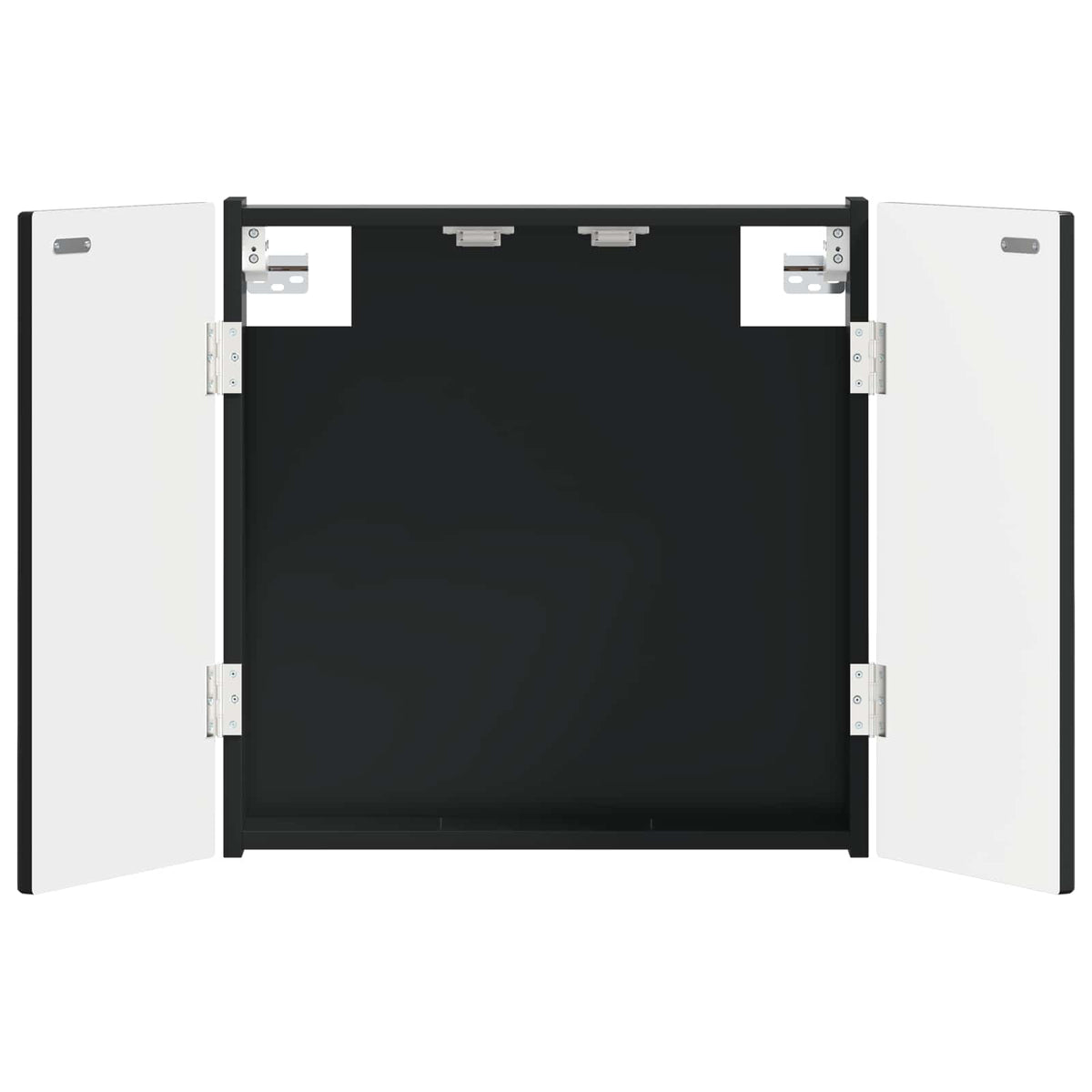 vidaXL Dartboard Cabinet DELFT Black 52.5 x 10.5 x 53.5 cm
