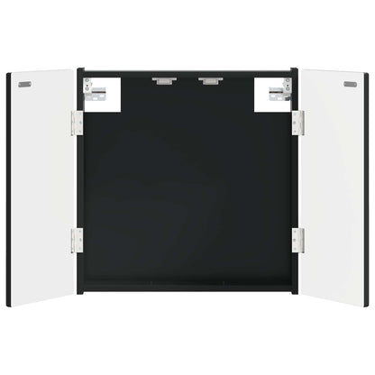 vidaXL Dartboard Cabinet DELFT Black 52.5 x 10.5 x 53.5 cm