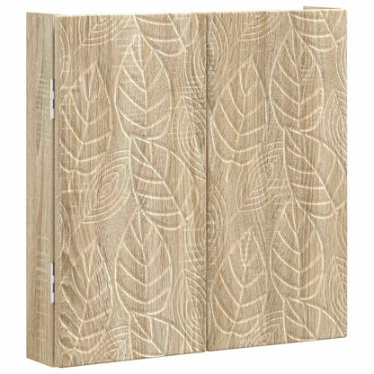 vidaXL Dartboard Cabinet DELFT Sonoma Oak 52.5 x 10.5 x 53.5 cm - Brown