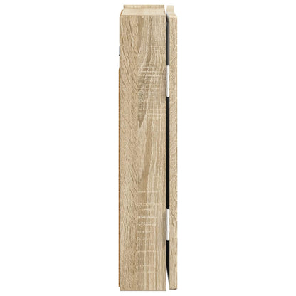 vidaXL Dartboard Cabinet DELFT Sonoma Oak 52.5 x 10.5 x 53.5 cm - Brown