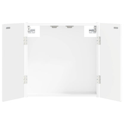 vidaXL Dartboard Cabinet DELFT High Gloss White 52.5 x 10.5 x 53.5 cm
