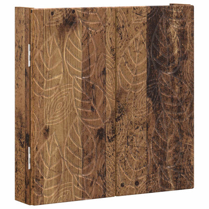 vidaXL Dartboard Cabinet DELFT Old Wood 52.5 x 10.5 x 53.5 cm - Brown