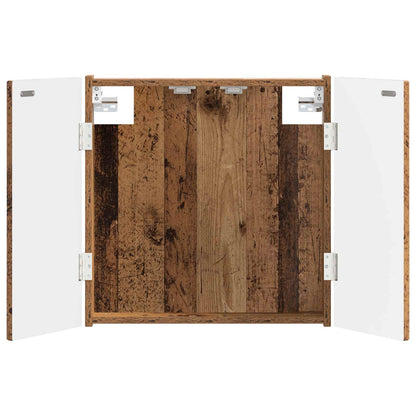 vidaXL Dartboard Cabinet DELFT Old Wood 52.5 x 10.5 x 53.5 cm - Brown