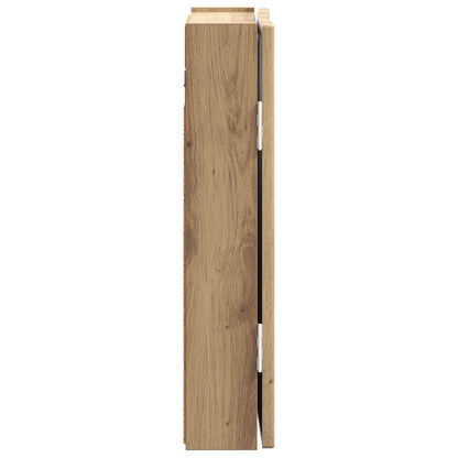 vidaXL Dartboard Cabinet DELFT Artisan Oak 52.5 x 10.5 x 53.5 cm - Brown