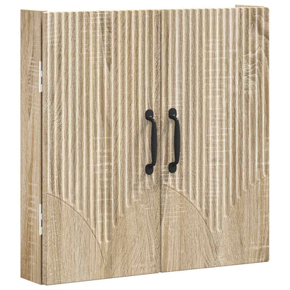 vidaXL Dartboard Cabinet HOORN Sonoma Oak 52.5 x 10.5 x 53.5 cm - Brown