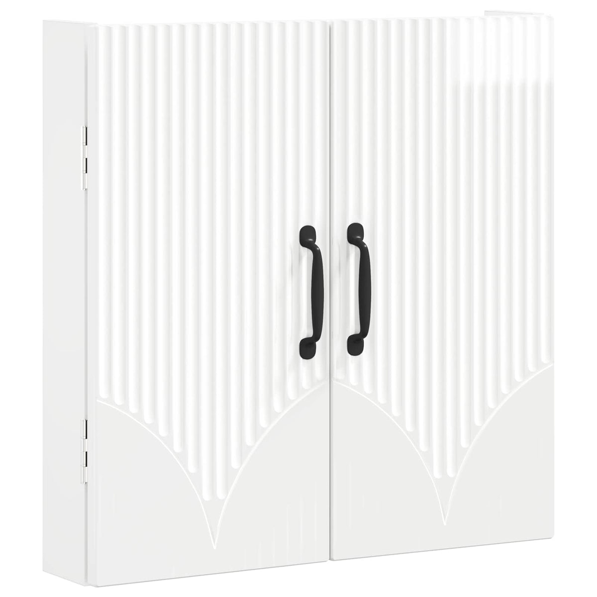 vidaXL Dartboard Cabinet HOORN High Gloss White 52.5 x 10.5 x 53.5 cm