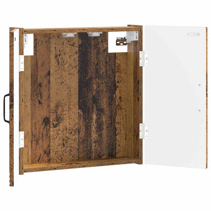 vidaXL Dartboard Cabinet HOORN Old Wood 52.5 x 10.5 x 53.5 cm - Brown