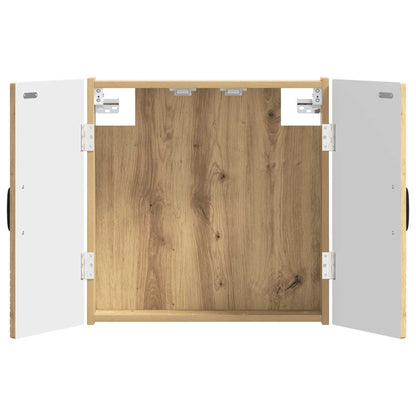 vidaXL Dartboard Cabinet HOORN Artisan Oak 52.5 x 10.5 x 53.5 cm - Brown