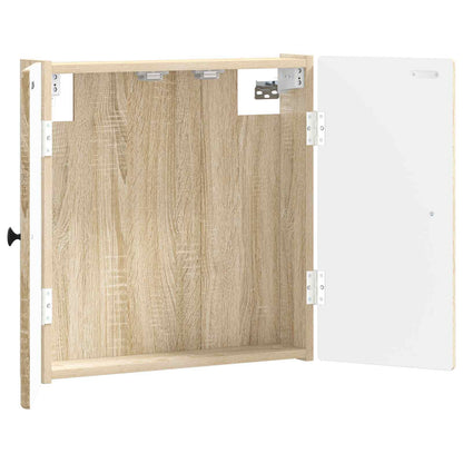 vidaXL Dartboard Cabinet BREDA Sonoma Oak 52.5 x 10.5 x 53.5 cm - Brown