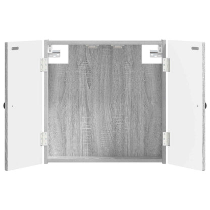 vidaXL Dartboard Cabinet BREDA Grey Sonoma 52.5 x 10.5 x 53.5 cm