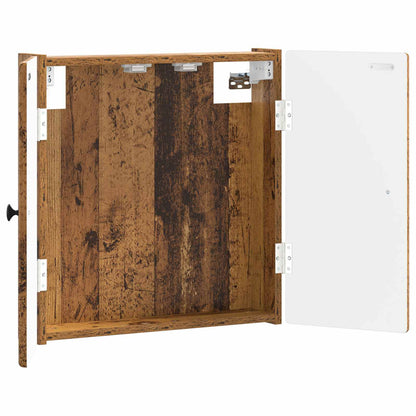 vidaXL Dartboard Cabinet BREDA Old Wood 52.5 x 10.5 x 53.5 cm - Brown