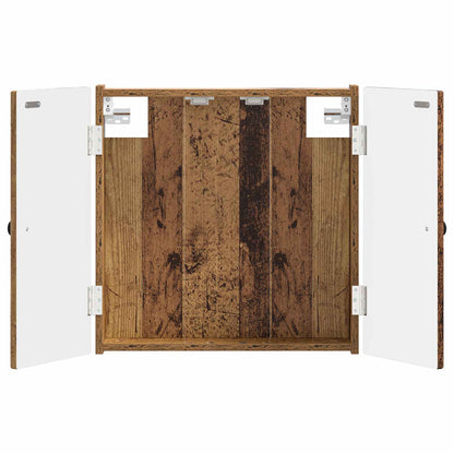vidaXL Dartboard Cabinet BREDA Old Wood 52.5 x 10.5 x 53.5 cm - Brown