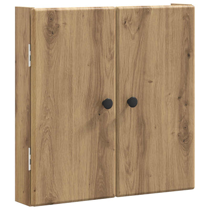 vidaXL Dartboard Cabinet BREDA Artisan Oak 52.5 x 10.5 x 53.5 cm - Brown