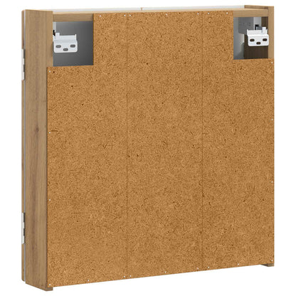 vidaXL Dartboard Cabinet BREDA Artisan Oak 52.5 x 10.5 x 53.5 cm - Brown