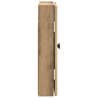 vidaXL Dartboard Cabinet BREDA Artisan Oak 52.5 x 10.5 x 53.5 cm - Brown
