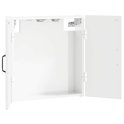 vidaXL Dartboard Cabinet UTRECHT High Gloss White Engineered Wood - 52.5 x 10.5 x 53.5 cm