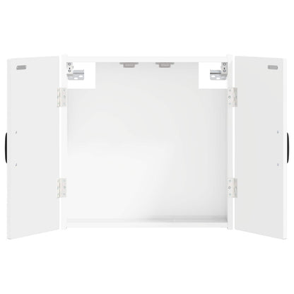 vidaXL Dartboard Cabinet UTRECHT High Gloss White Engineered Wood - 52.5 x 10.5 x 53.5 cm