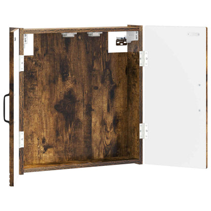 vidaXL Dartboard Cabinet UTRECHT Smoked Oak 52.5 x 10.5 x 53.5 cm - Brown