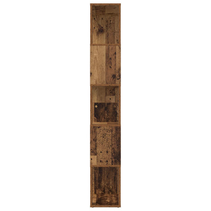 vidaXL Book Cabinet 80 x 24 x 159 cm Engineered Wood Old Wood - Brown