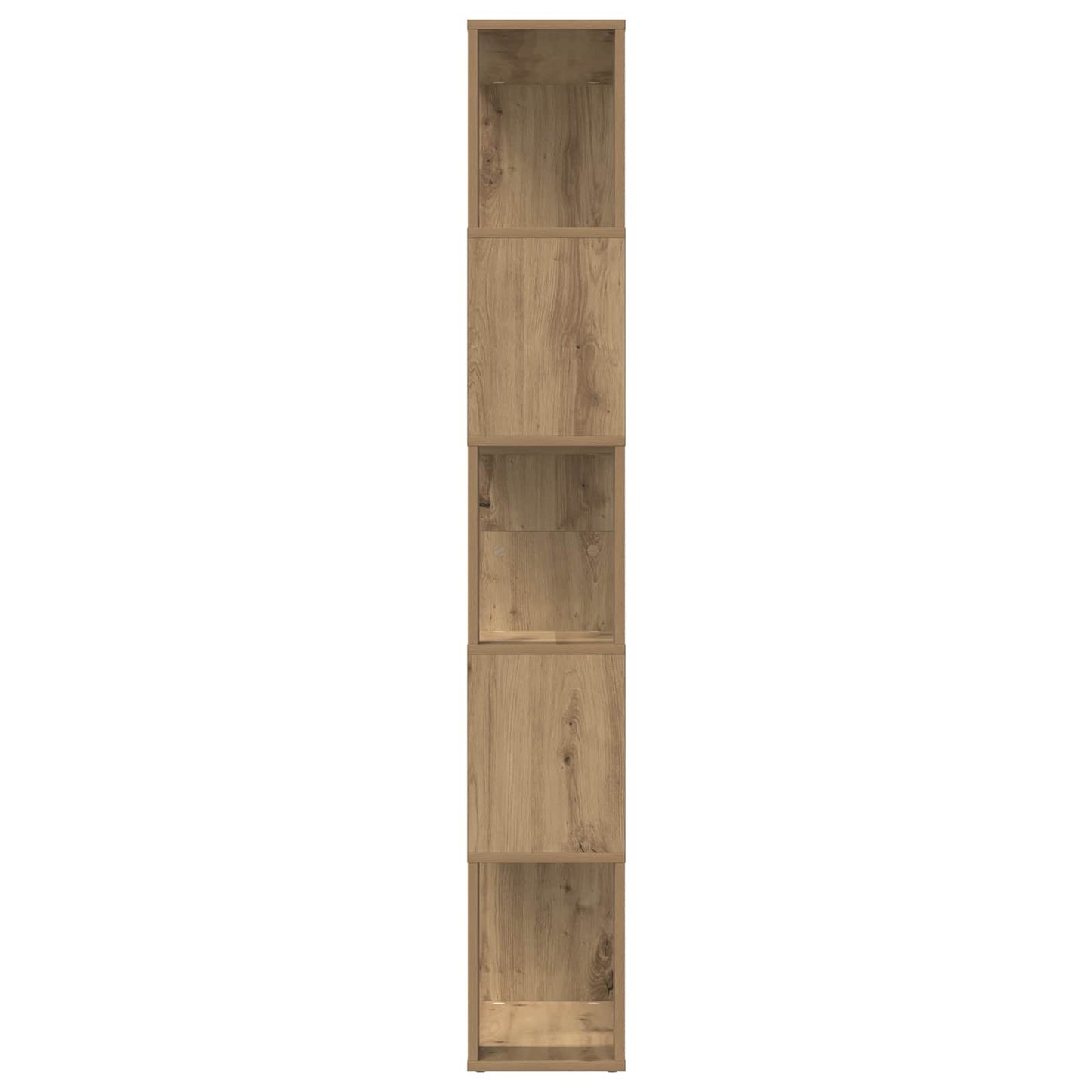 vidaXL Book Cabinet 80 x 24 x 159 cm Engineered Wood Artisan Oak - Brown