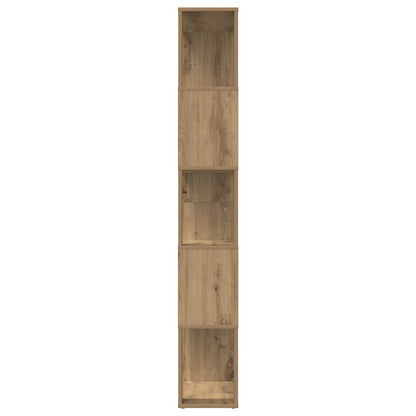 vidaXL Book Cabinet 80 x 24 x 159 cm Engineered Wood Artisan Oak - Brown