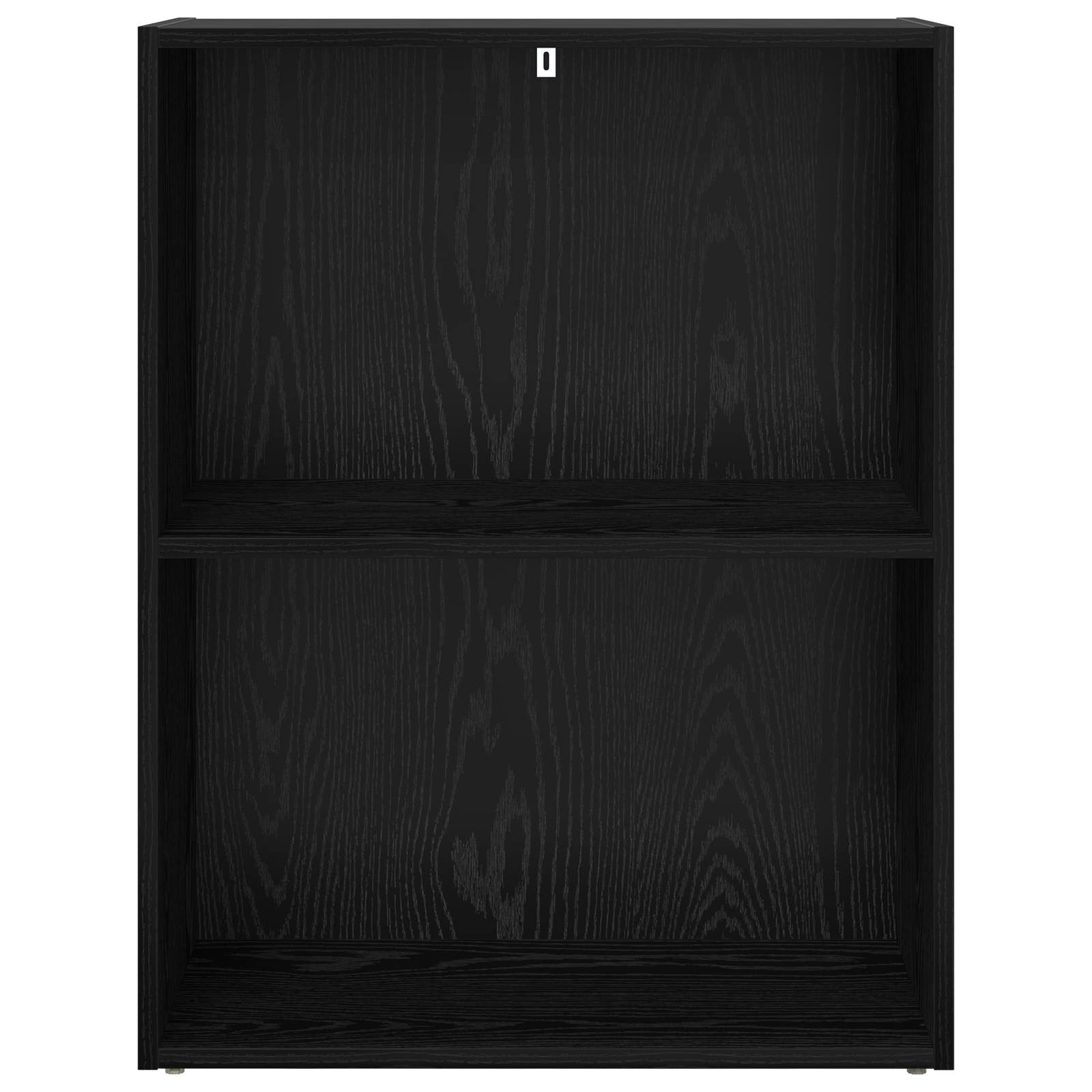 vidaXL Bookshelf 60 x 30 x 76.5 cm Engineered Wood Black Oak