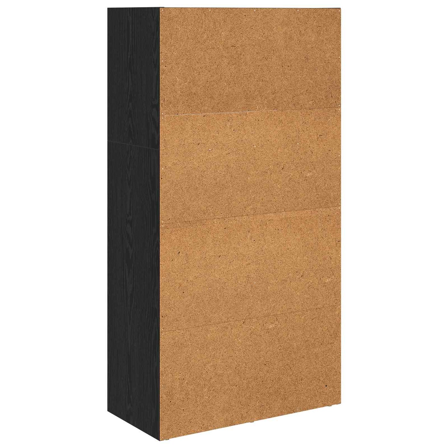 vidaXL Bookshelf 60 x 30 x 114 cm Engineered Wood Black Oak