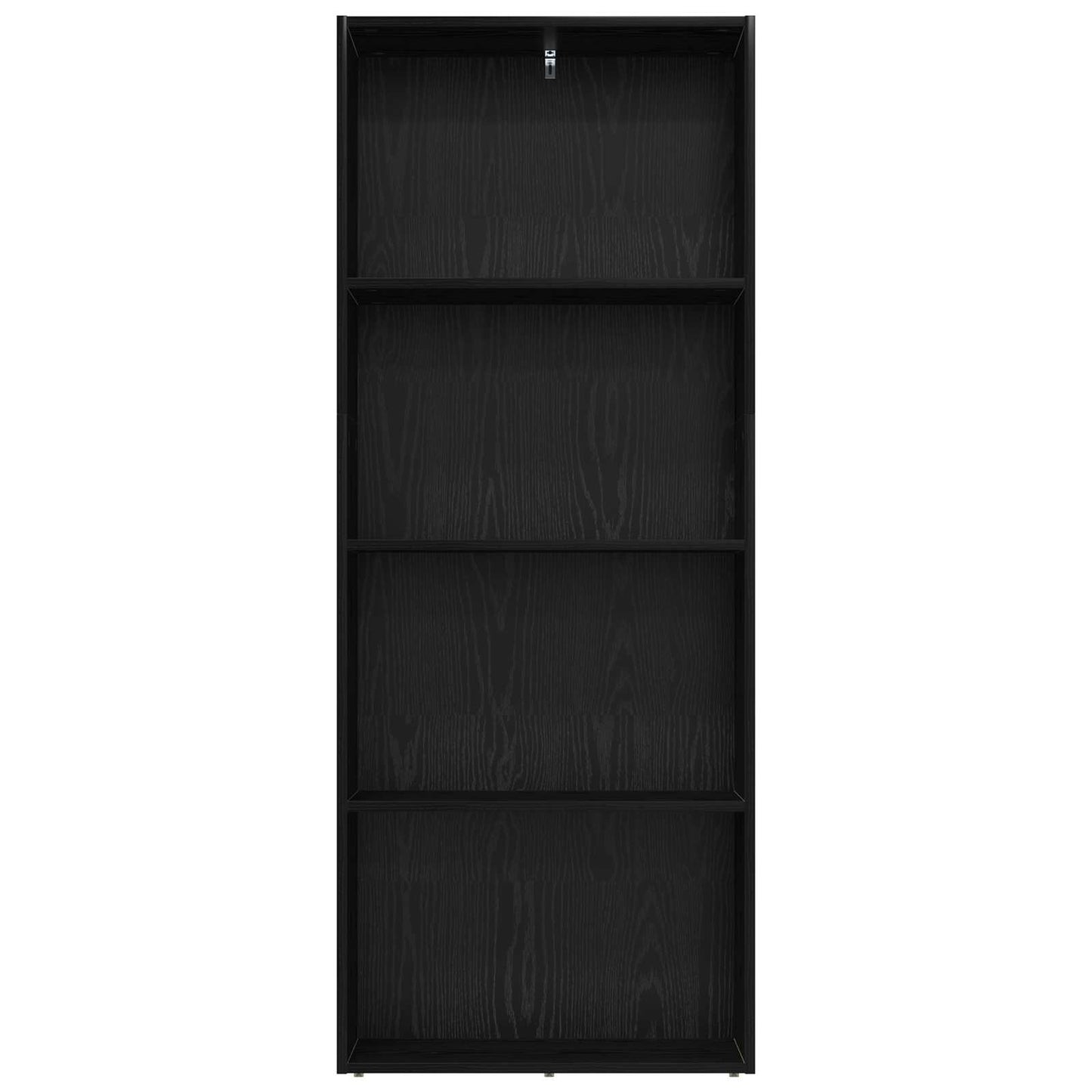 vidaXL Freestanding Bookshelf 60 x 30 x 151.5 cm Engineered Wood - Black