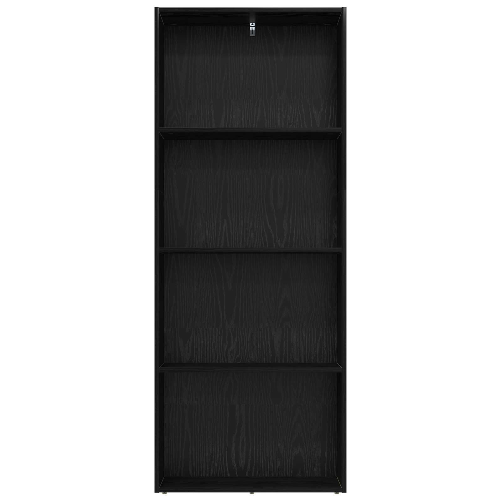 vidaXL Freestanding Bookshelf 60 x 30 x 151.5 cm Engineered Wood - Black
