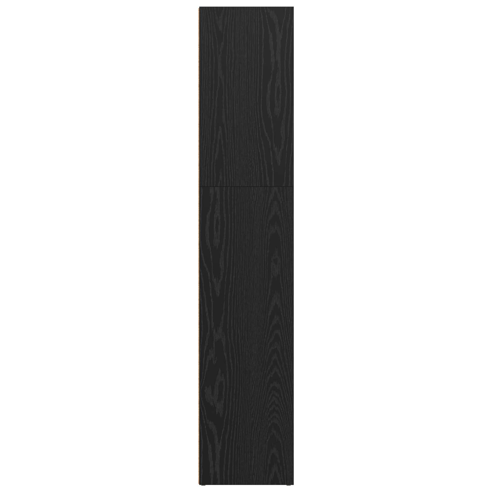 vidaXL Freestanding Bookshelf 60 x 30 x 151.5 cm Engineered Wood - Black
