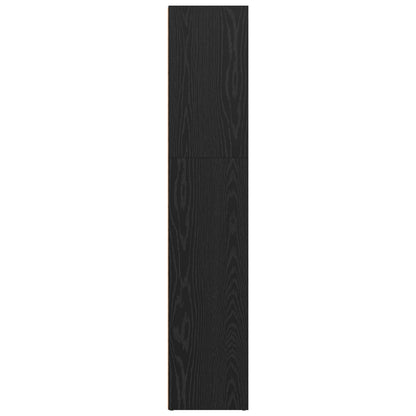 vidaXL Freestanding Bookshelf 60 x 30 x 151.5 cm Engineered Wood - Black