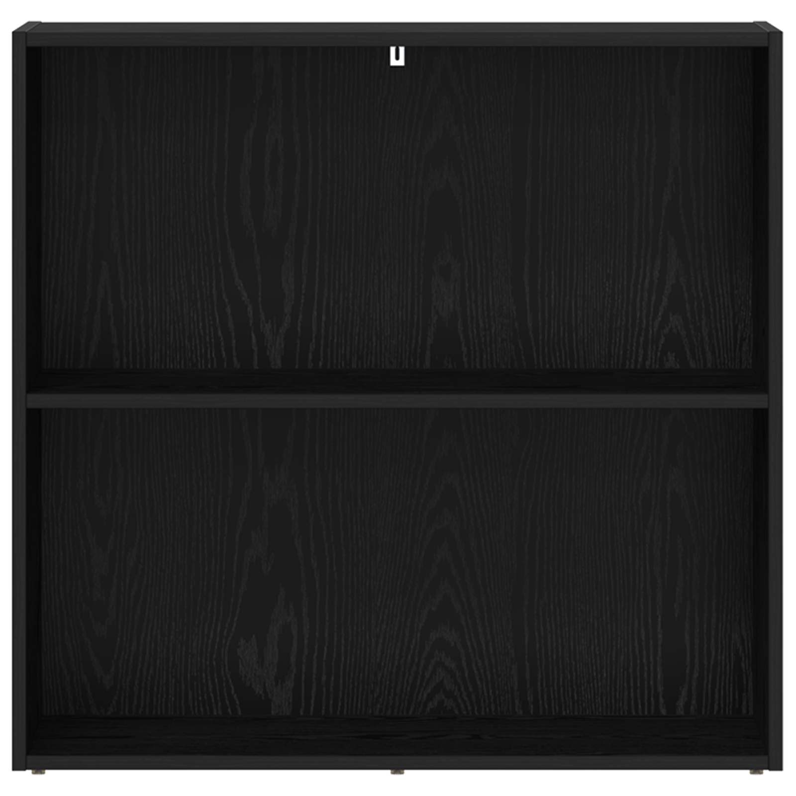 vidaXL Bookshelf 80 x 30 x 76.5 cm Engineered Wood Black Oak
