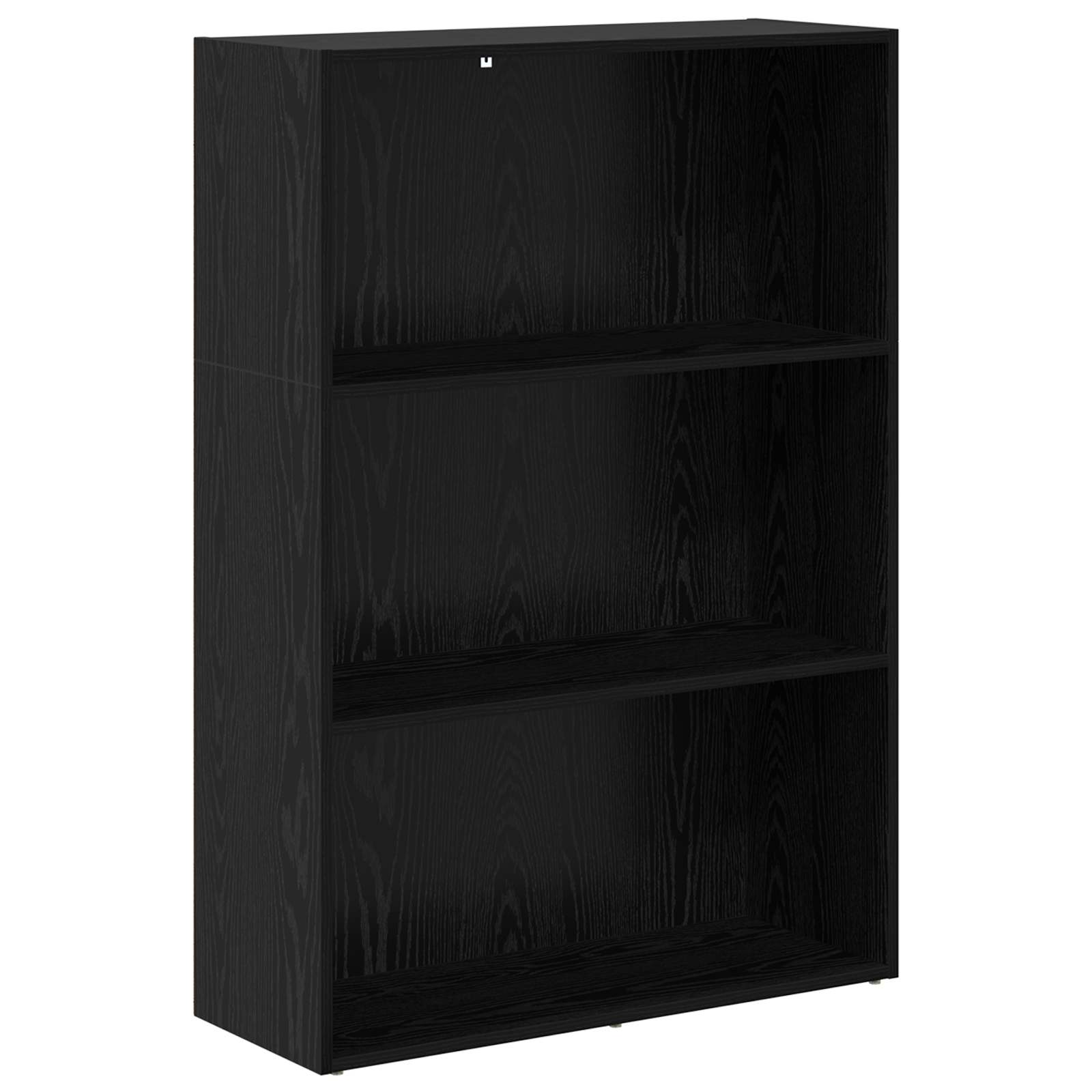 vidaXL Bookshelf 80 x 30 x 114 cm Engineered Wood Black Oak