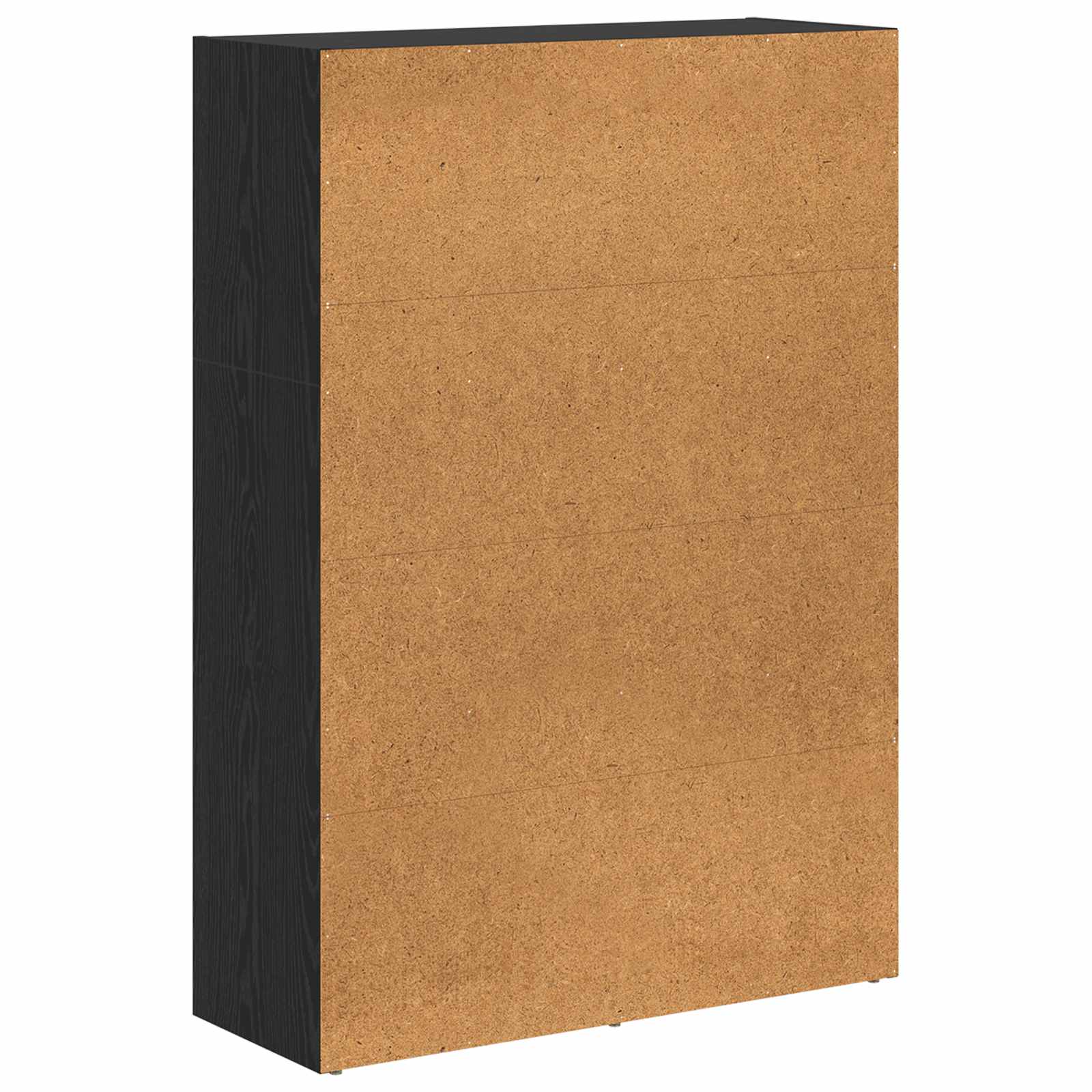 vidaXL Bookshelf 80 x 30 x 114 cm Engineered Wood Black Oak