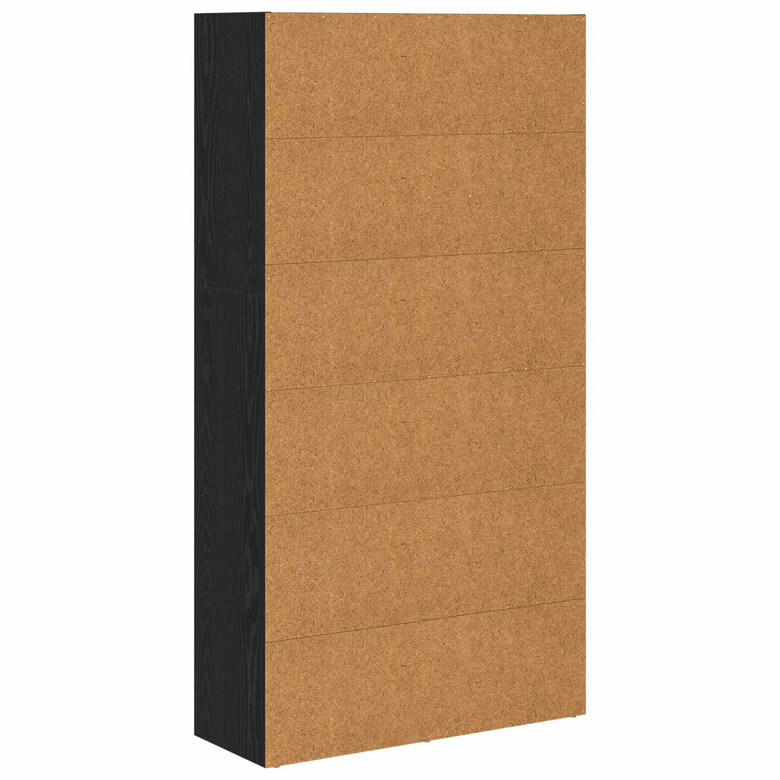vidaXL Freestanding Bookshelf 80 x 30 x 152 cm Engineered Wood - Black