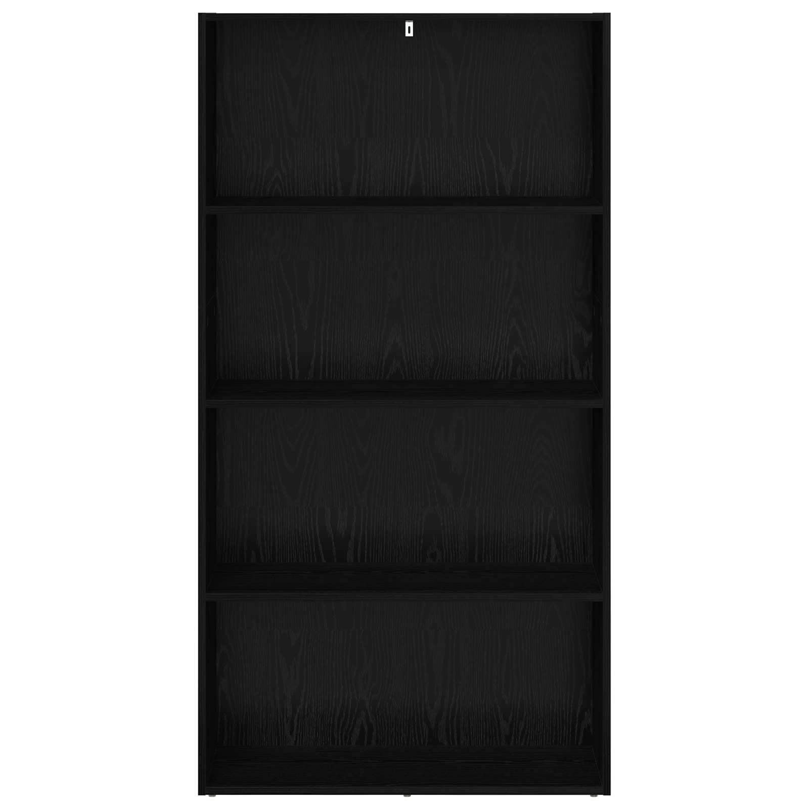 vidaXL Freestanding Bookshelf 80 x 30 x 152 cm Engineered Wood - Black