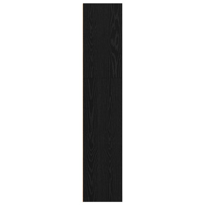 vidaXL Freestanding Bookshelf 80 x 30 x 152 cm Engineered Wood - Black