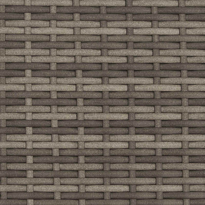 vidaXL Outdoor Coffee Table Grey Ø 68 x 30 cm Poly Rattan