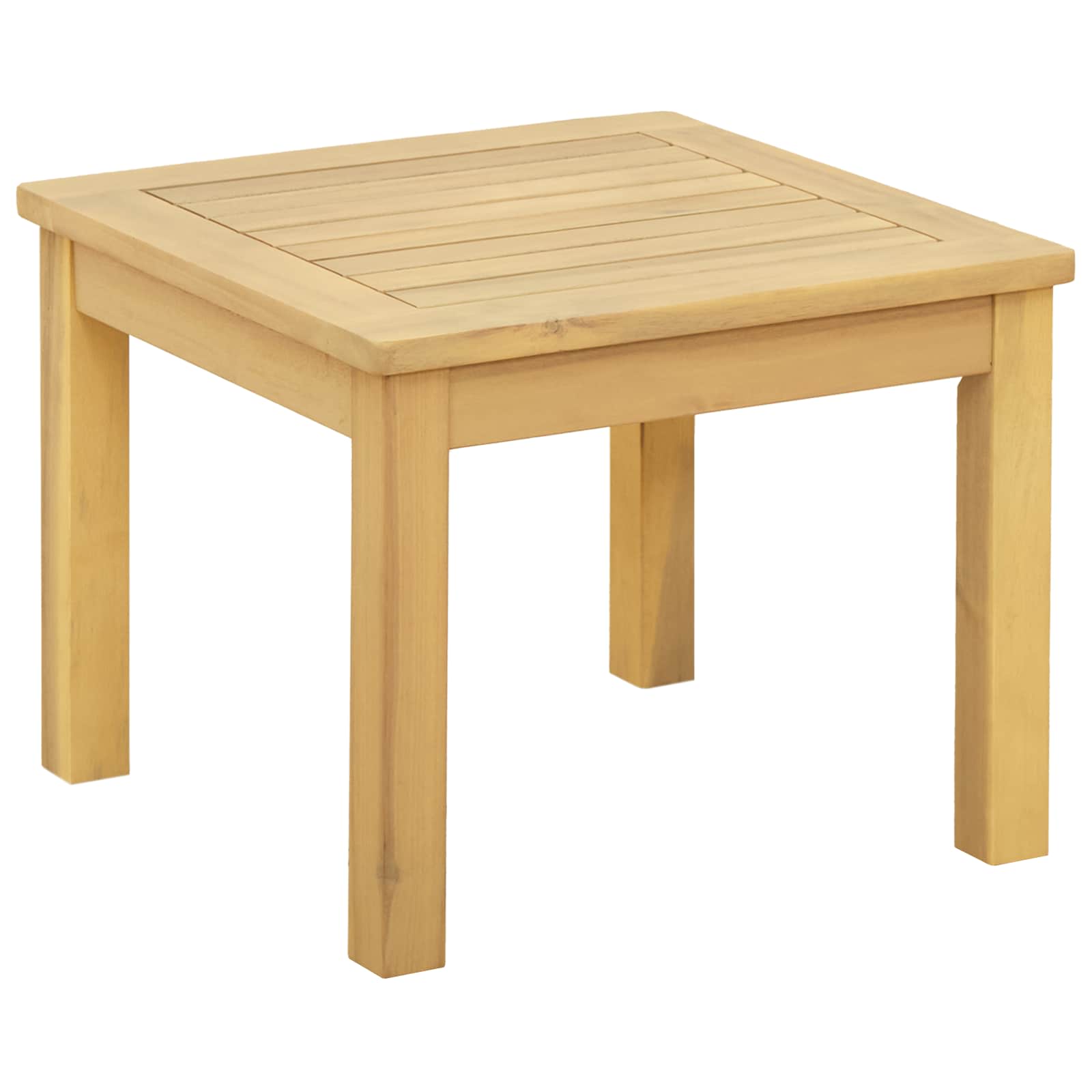 vidaXL Coffee Table Light Acacia 45 x 45 x 36 cm Solid Acacia Wood - Brown