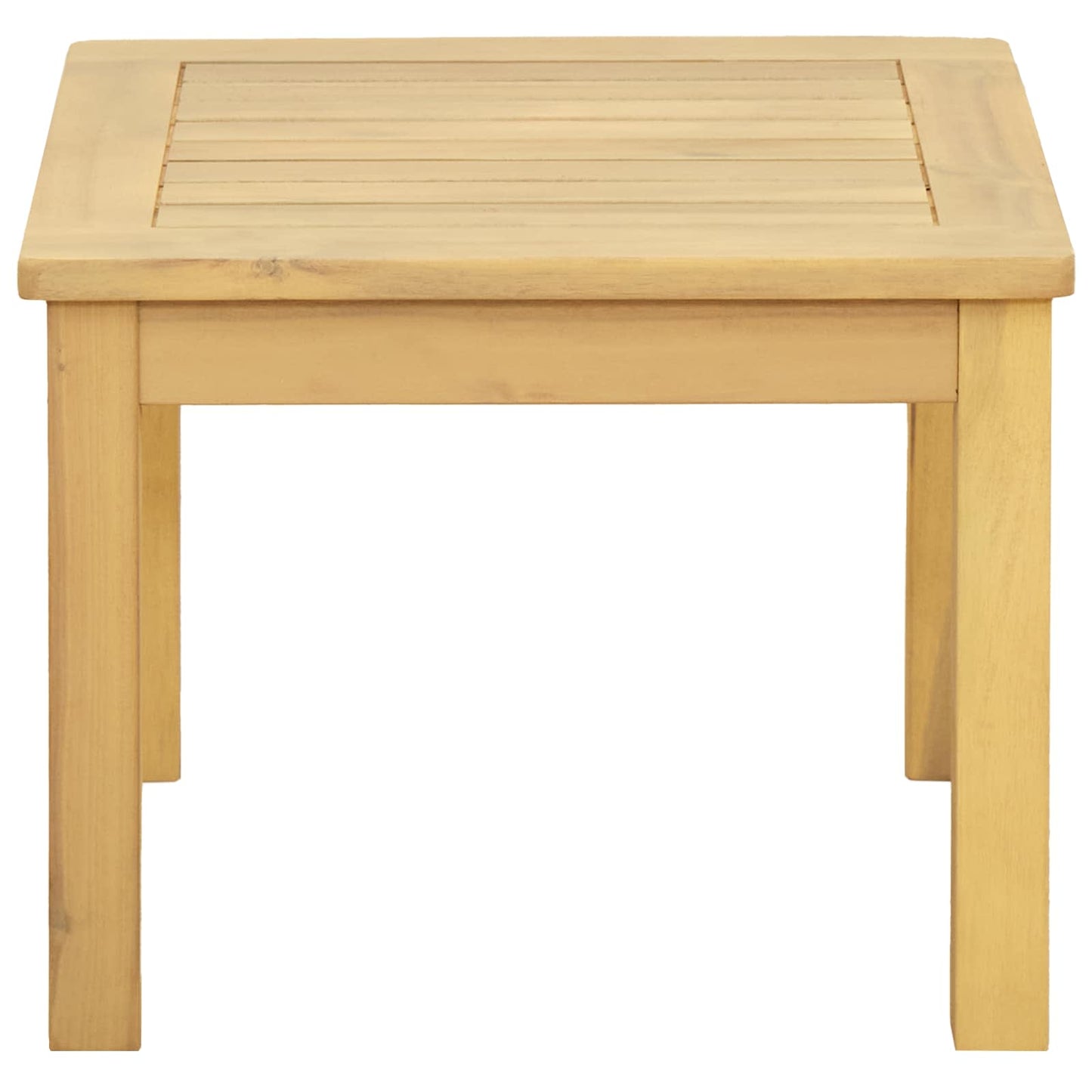 vidaXL Coffee Table Light Acacia 45 x 45 x 36 cm Solid Acacia Wood - Brown
